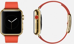 Apple Watch Edition 38mm 18-Karat Yellow Gold Case with Bright Red Modern Buckle