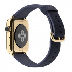 Apple Watch Edition 42mm 18-Karat Yellow Gold Case with Midnight Blue Classic Buckle
