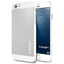 SGP Case Aluminum Fit Series Satin Silver for iPhone 6