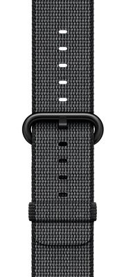 Apple Watch Sport Series 2 38mm Space Gray Aluminum Case with Black Woven Nylon MP052