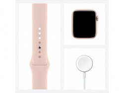 Apple Watch Series 6 GPS 40mm Gold Aluminium Case with Pink Sand Sport Band (MG123)