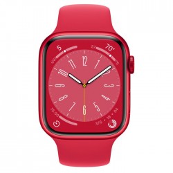 Apple Watch Series 8 GPS 45mm PRODUCT RED Aluminum Case w. PRODUCT RED Sport Band (MNP43)