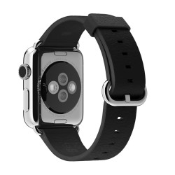 Apple Watch 38mm Stainless Steel Case Black Classic Buckle (MJ312)