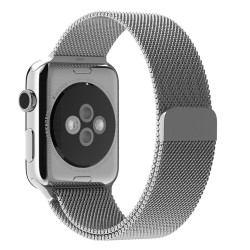 Apple Watch 42mm Stainless Steel Case Milanese Loop (MJ3Y2)