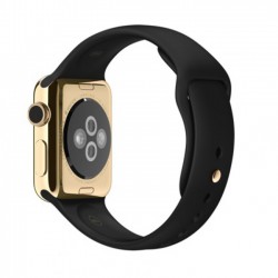 Apple Watch Edition 38mm 18-Karat Yellow Gold Case with Black Sport Band