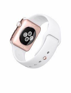 Apple Watch Edition 38mm 18-Karat Rose Gold Case with White Sport Band