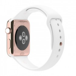 Apple Watch Edition 42mm 18-Karat Rose Gold Case with White Sport Band 