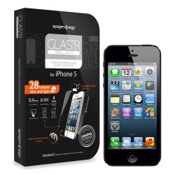 SGP Screen Protector Oleophobic Coated Tempered Glass Slim Series "Glas T.R" for iPhone 5