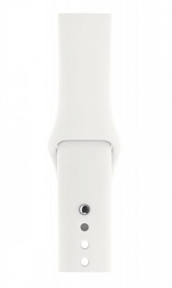 Смарт-часы Apple Watch Series 3 GPS 38mm Silver Aluminium Case with White Sport Band (MTEY2FS/A)